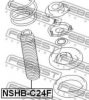 NISSA 540504N000 Protective Cap/Bellow, shock absorber